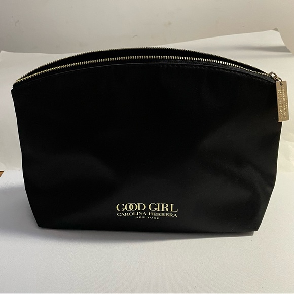 Carolina Herrera NY GOOD GIRL Black Gold Bag Limited Edition Cosmetics Makeup - Picture 8 of 8